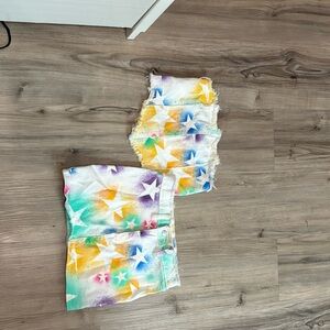 SHEIN Multicolor Star Print Shorts